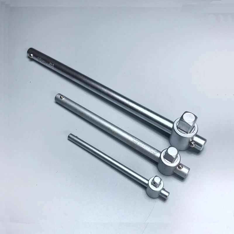 

1/4 3/8 1/2 Inch Socket Wrench Driver 115 160 235 mm Long Extension Sliding Bar for Retchet Driver Auto Bicycle Tools