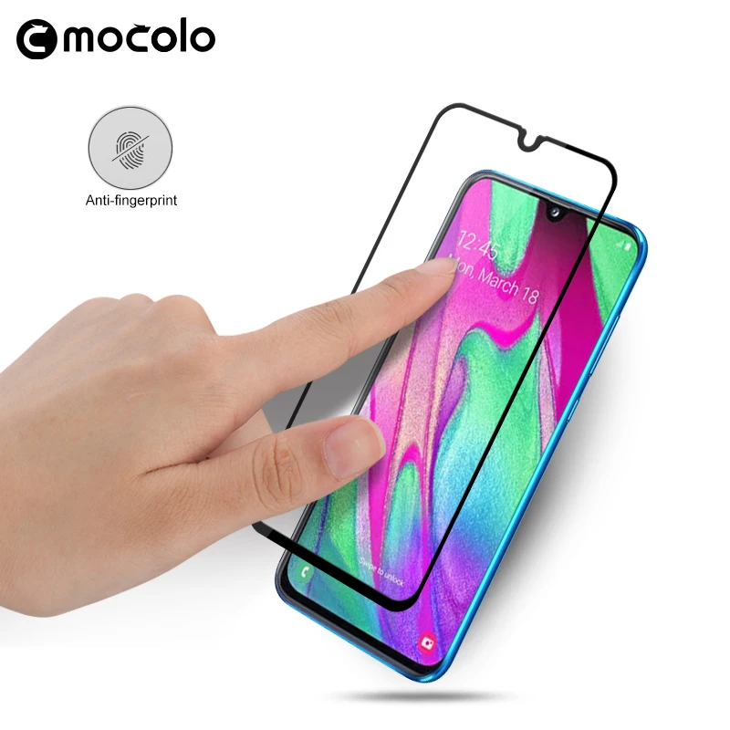Для samsung A50 Защитная пленка для экрана Mocolo полное покрытие полностью клеящаяся пленка из закаленного стекла для samsung A30 A40 Защитная пленка для экрана
