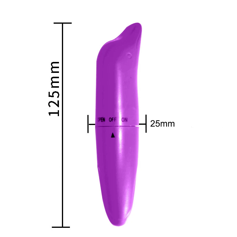 Мощный мини G-Spot Вибратор массажер маленькая пуля Стимулятор клитора Дельфин