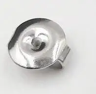 5x4.5mm 100 шт/партия 316L гипоаллергенные серьги из нержавеющей стали фиксаторы для серег подходят DIY Изготовление сережек - Цвет: 5x4.5mm
