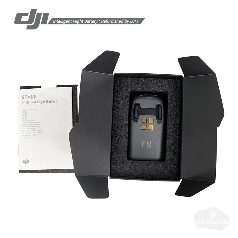 Интеллектуальная летная батарея DJI Spark(восстановленная DJI-как новая/очень хорошая) 16 мин Время полета 1480 мАч 11,4 в для DJI Spark