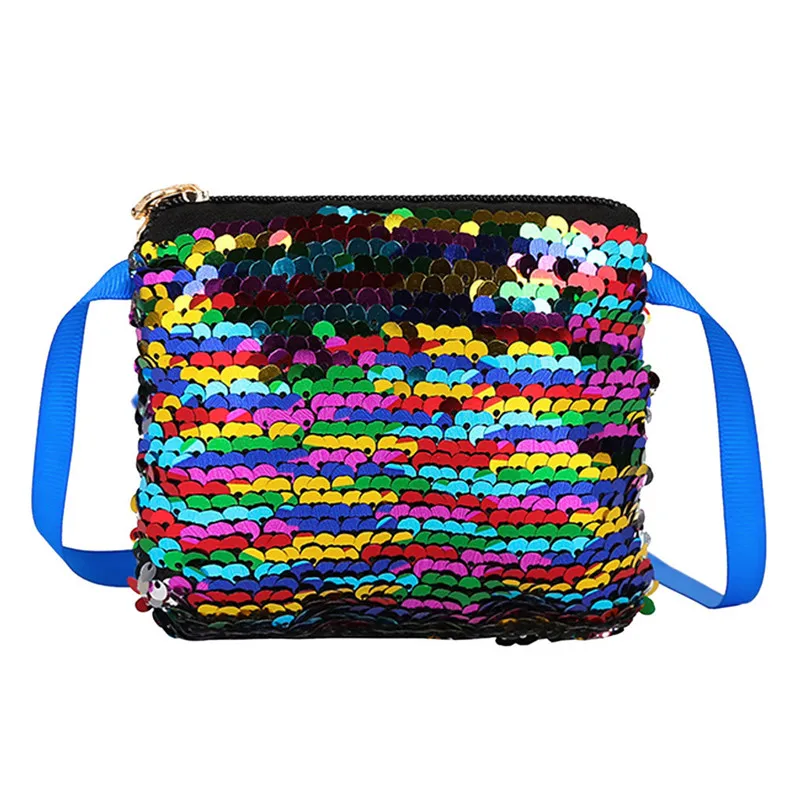 Сумки для женщин 2018 Модные женские детские сумки с блестками через плечо