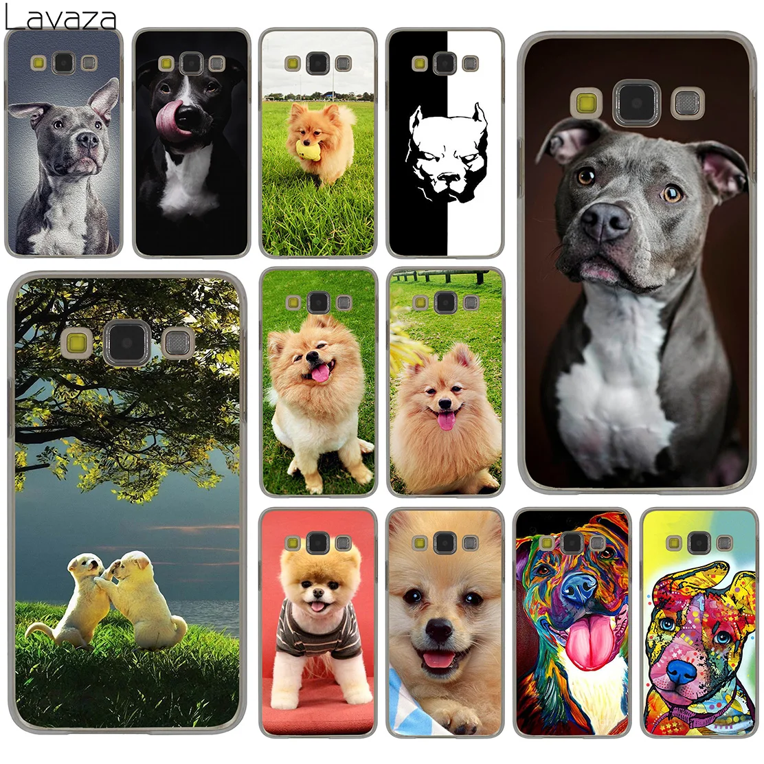 Lavaza синий нос Pitbull Померанский собака чехол для Samsung Galaxy S20 Ultra S10 Lite S10E S6 S7 Edge S8 S9 Plus