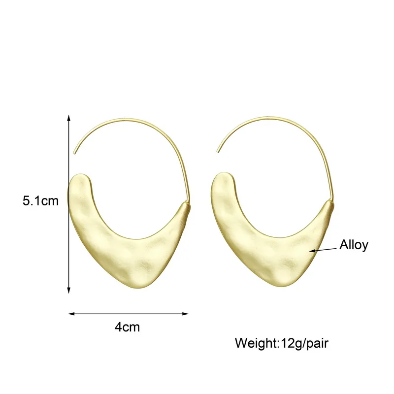 Модные металлические серьги-кольца TOTASALLY для женщин брендовые дизайнерские