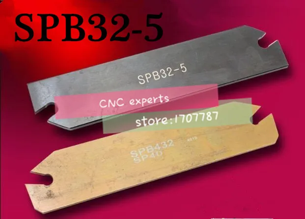 

SPB 32-5 Free Shiping Indexable Part Off Blade 32mm High Parting Blade Suit For SMBB2032/2532/3232,4.0mm width for SP500 Inserts