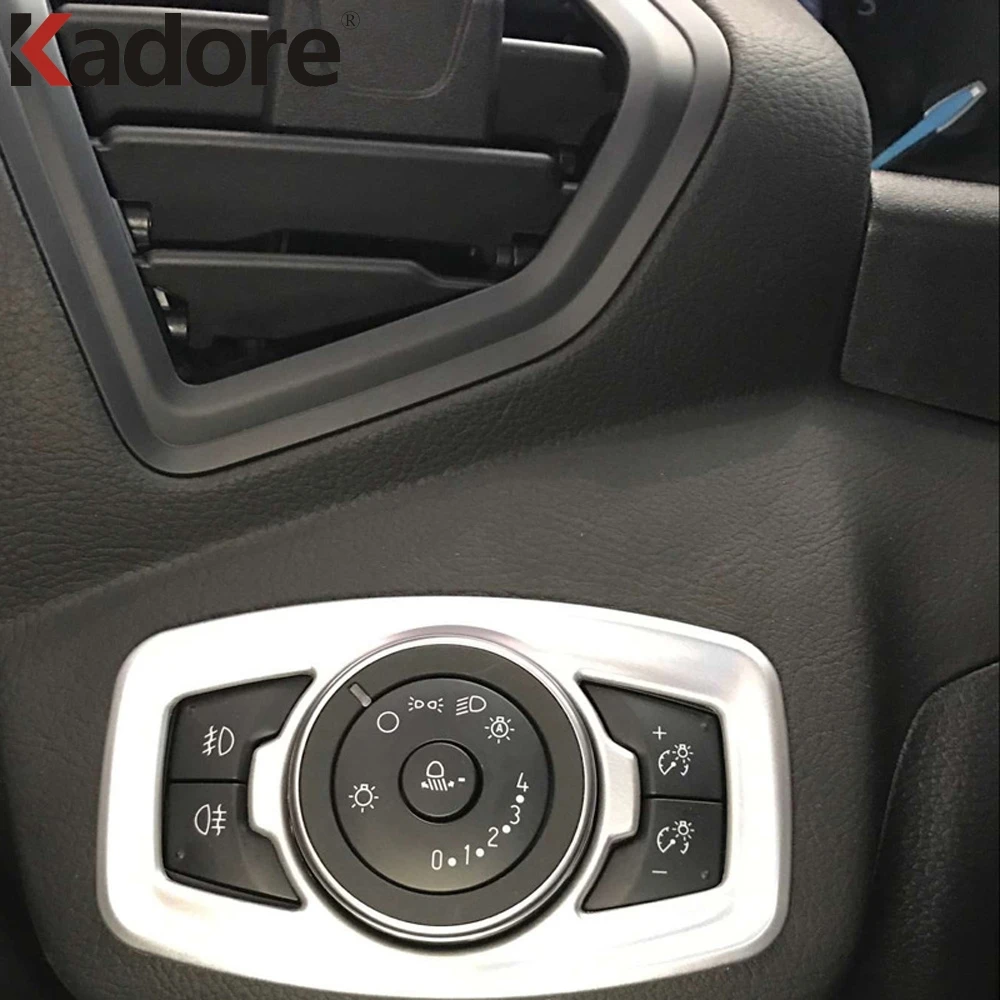 Для Ford Escape Kuga 2017 2018 2019 матовая ABS внутренняя противотуманная фара переключатель