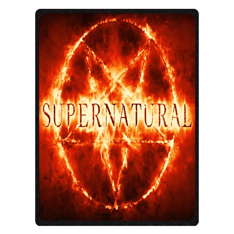 Сверхъестественное Коралловое флисовое детское одеяло для путешествий на заказ