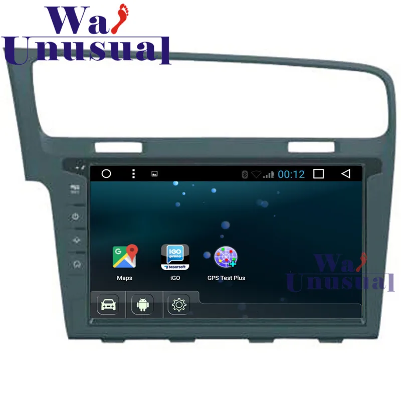 GPS навигация для VW GOLF 7 10 1 дюйма Android 6 0 4 ядра 16 ГБ Bluetooth Wi Fi Mirrorlink 1024*600 бесплатные