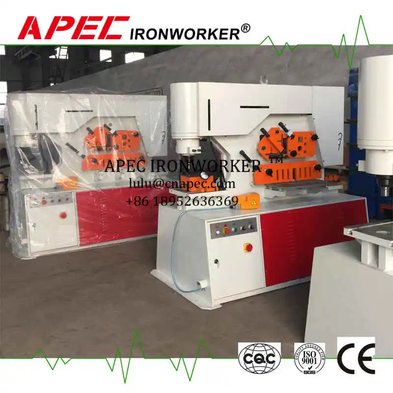 APEC Brand Hydraulic Ironworker AIW-120 Channel Angle Beam Shearing Punching Notching | Инструменты