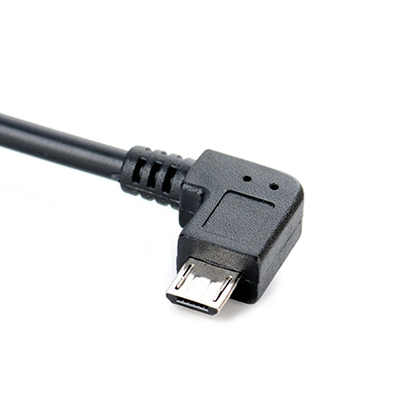 1 шт. кабель Micro USB с левым углом 90 градусов Папа папа конвертер OTG адаптер 25 см
