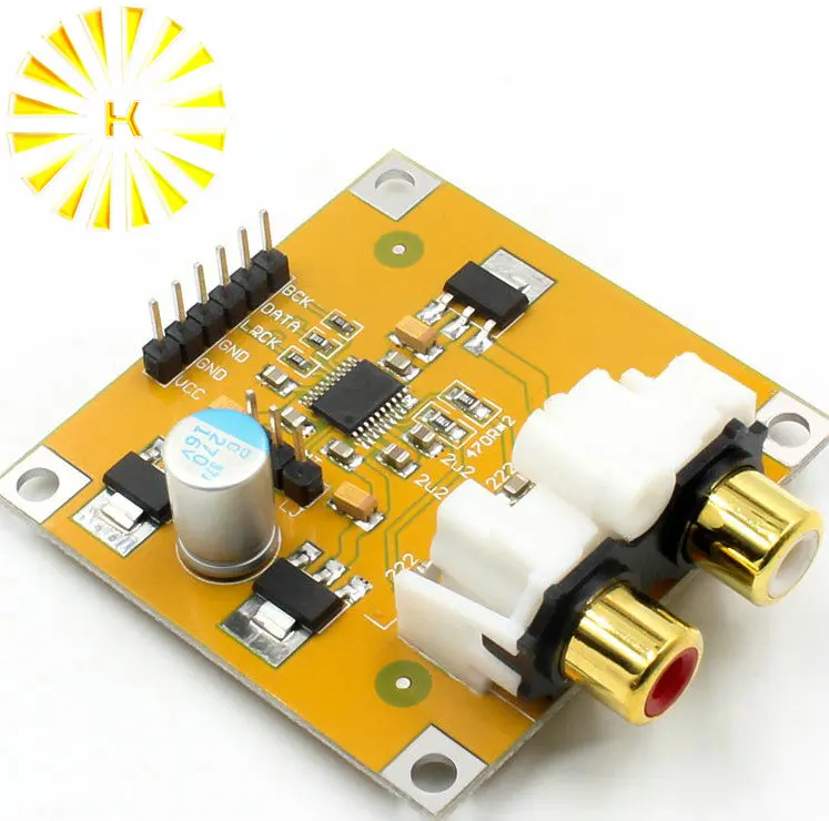 ЦАП-декодер PCM5102 I2S плеер собранная плата 32 бит 384K за пределами ES9023 PCM1794 для Raspberry Pi