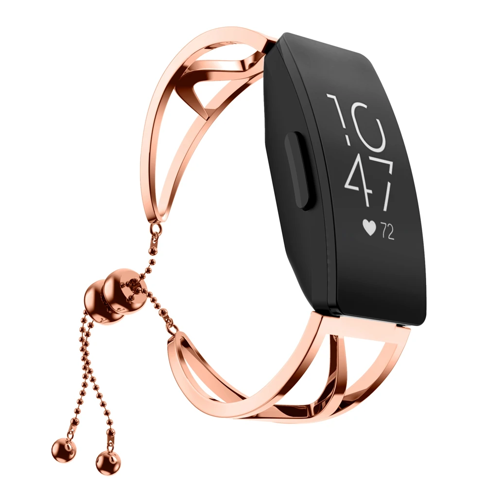 Браслет для fitbit Inspire HR/fitbit металлический ремешок смарт часов из нержавеющей стали