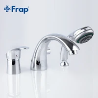 frap deck mounted concealed shower faucet handheld shower head bathtub taps single holder dual control bathroom water mixer tap