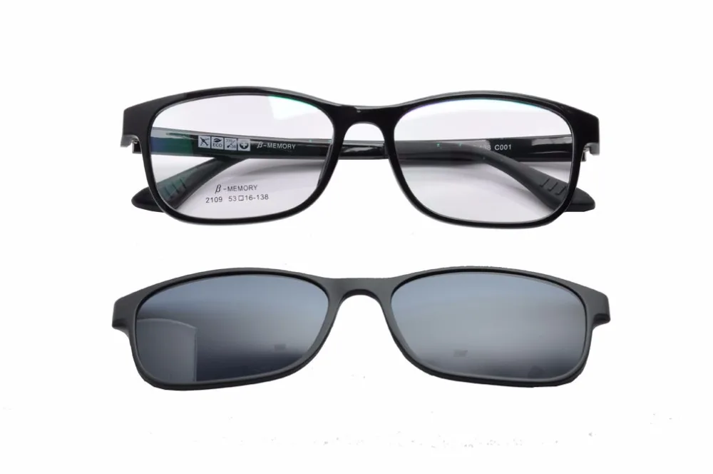 EV оправа для очков поляризационные солнцезащитные очки с магнитной поляризацией