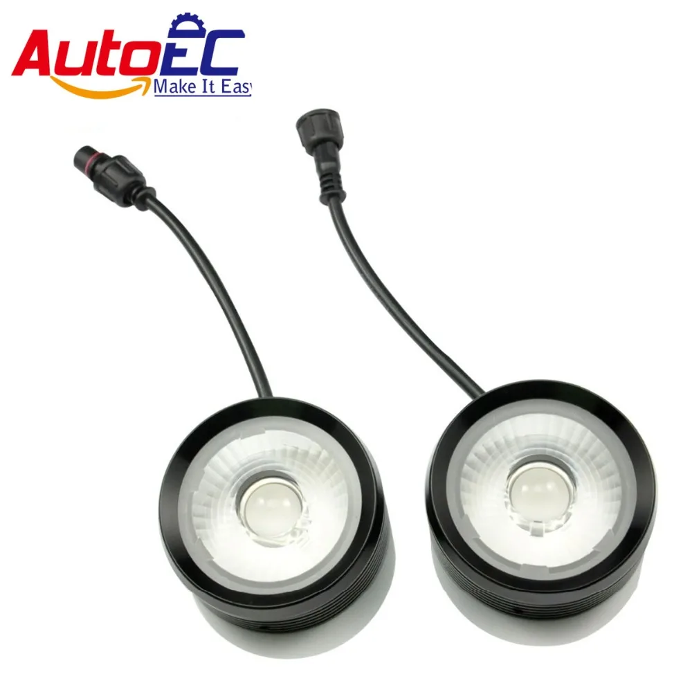 Autoec LED Strobe 2*10 20 Вт Орел Ангел корова Eyes DRL Предупреждение свет с объектив синего и