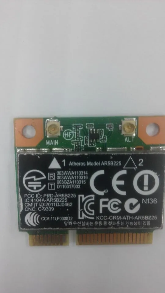 Atheros AR9485 AR5B225 Half Mini PCIe беспроводная карта BT4.0 SPS:654825 001 655795 для HP CQ43 CQ58 DV4 DV6 DV7 G4 G6 G7|pcie