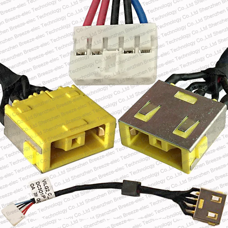 3 шт./лот оригинальный новый разъем питания постоянного тока для ноутбука Lenovo DC30100PE00 11 см кабель жгут проводов соединитель