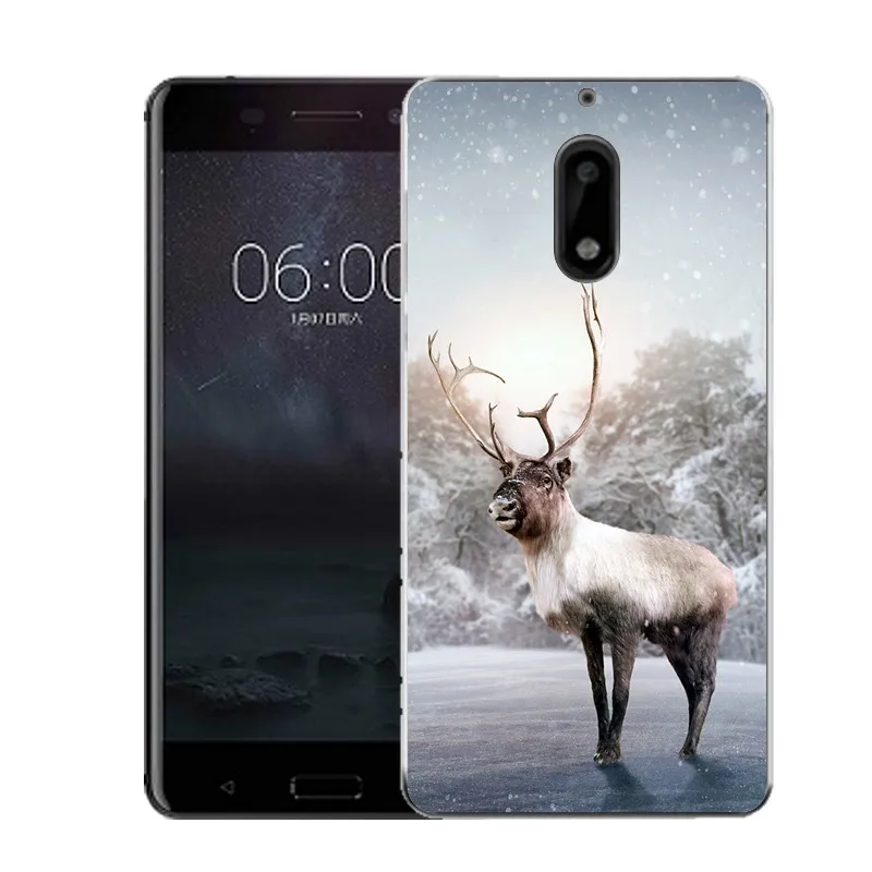 QMSWEI Soft TPU Phone Case For nokia3 nokia5 nokia6 nokia8 N540 N535 Clear Superman Deer Lip Silicone Print Cover Free Shipping |