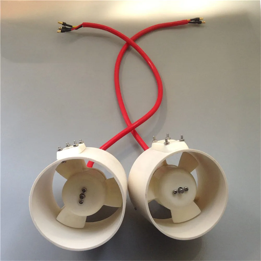 12 В бесщеточный моторный привод 80 мм пропеллер подводный Thruster Lipo 3S для RC приманки