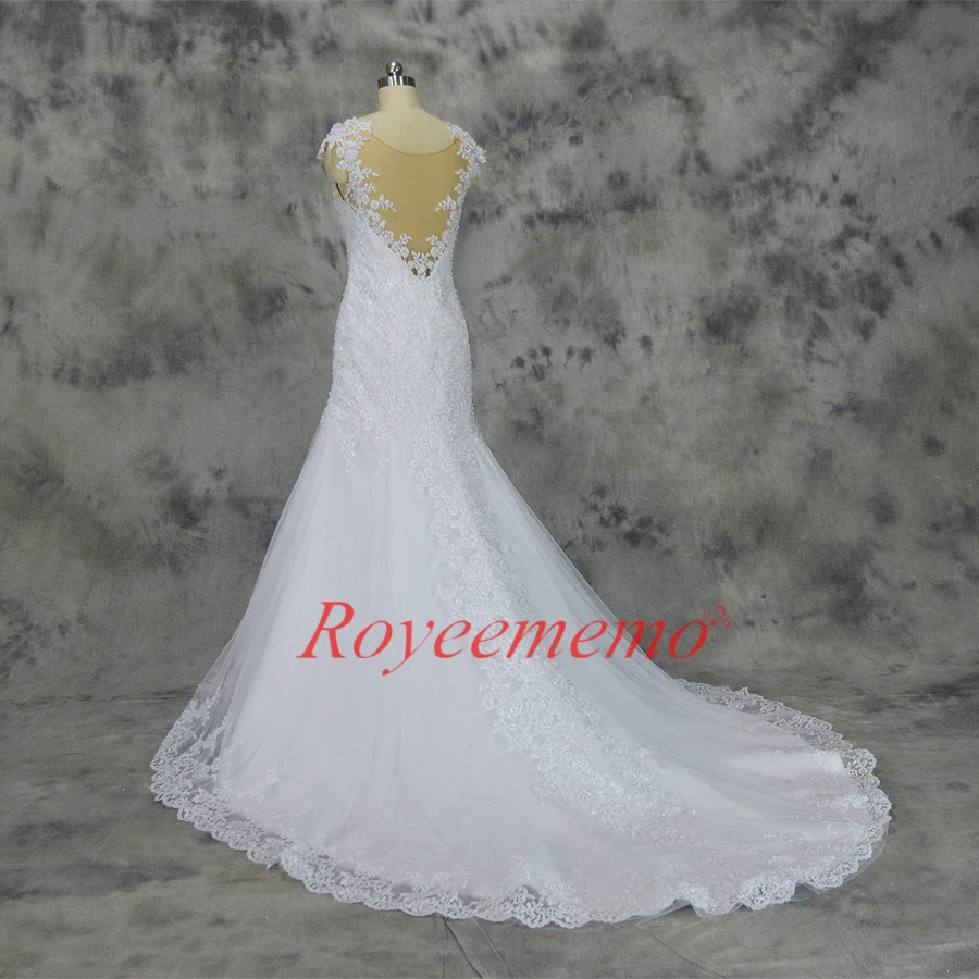 Свадебное платье Русалка с рукавами крылышками и бисером 2017|bridal gown|wedding gownswedding dress