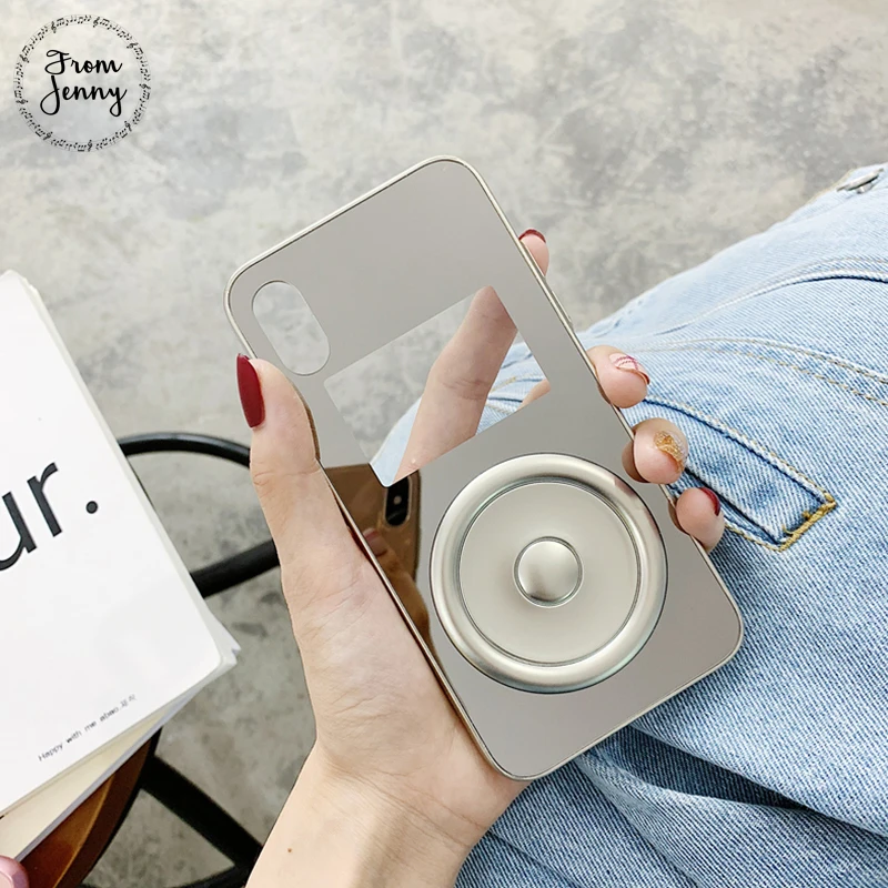 От Jenny 3D модный mp3-плеер стеклянный чехол для телефона iPhone x XR XS Max 8 8plus 7 7plus 6/6S Plus