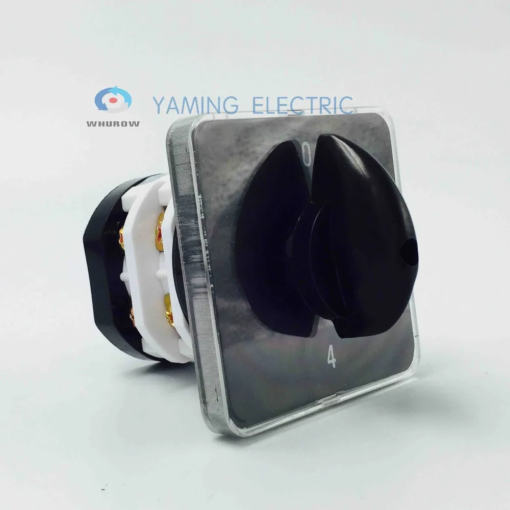 Кулачковый переключатель поворотная ручка 0-4 положения универсальный