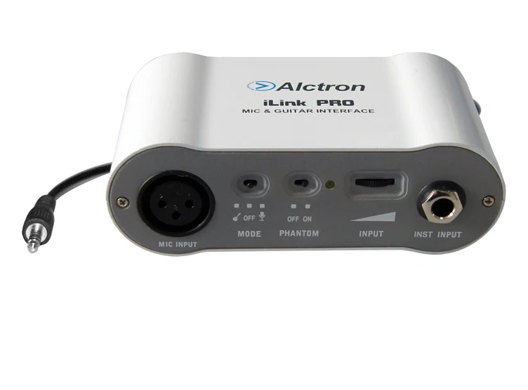 Оригинальный ALCTRON I LINK PRO аудио запись интерфейс для устройств iOS iPAD iPHONE iPOD с 48 В