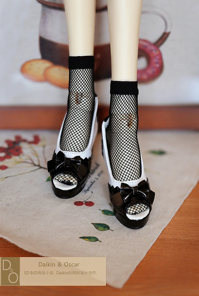 Аксессуары для куклы bjd, кукольный носок для 1/3, 1/4, 1/6, 1/8, 1/12, 12 дюймов, кукольный полосатый носок, шелковые чулки Lei