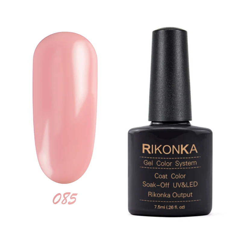 NG-085 RIKONKA UV набор гель-лаков для ногтей замочить от Vernis полуперманентный УФ Гибридный лак для ногтей гель лак краска цвета система - Цвет: NG-085