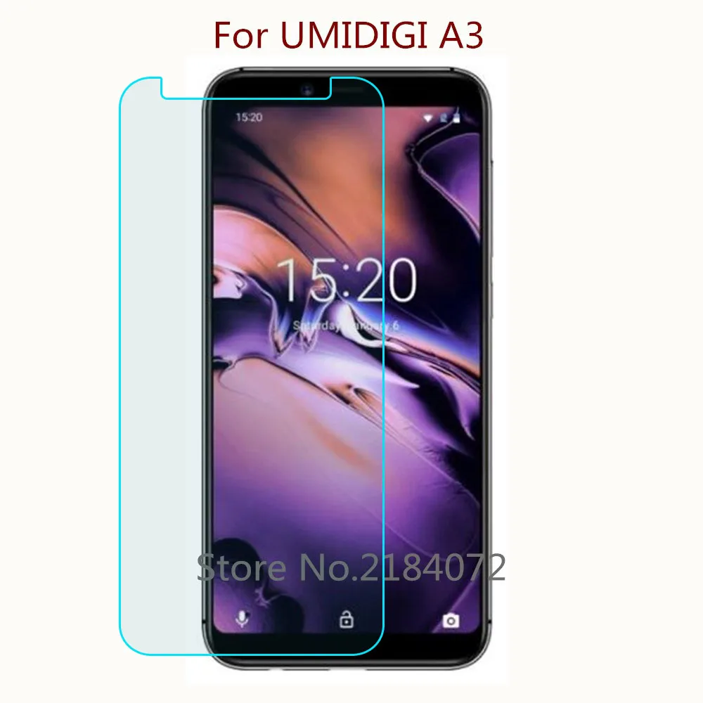 Защитное стекло 9H 2.5D для UMIDIGI A3 закаленное смартфона Защитная пленка переднего