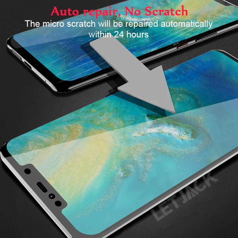 Мягкая гидрогелевая 3d-пленка с полным покрытием для Mate 20X Pro Nova 3 3e 2 Plus защитная