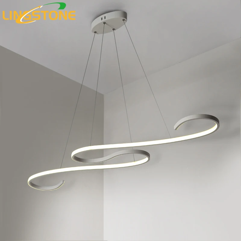 Lustre люстра светодио дный лампа современный потолочный алюминий дистанционное