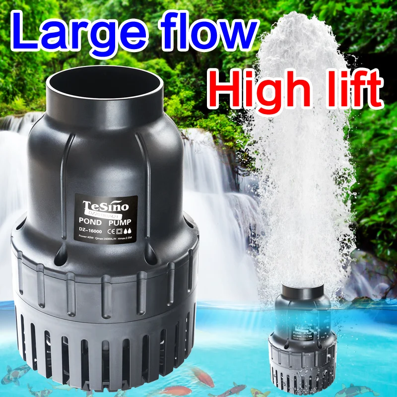 DZ series large flow fishpond pump Power-saving filter circulating wat for outdoor fish pond Fish submersible |