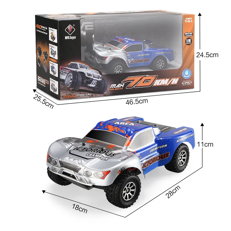 Wltoys A969 B 2 4 г 4CH 4WD вал привод RC грузовик высокая скорость трюк Гоночный Автомобиль