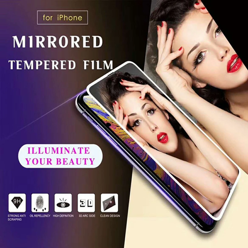 JOYCE 8D Защитное стекло для iPhone 7 8 plus XSMAX XR полная защита экрана закаленное границы