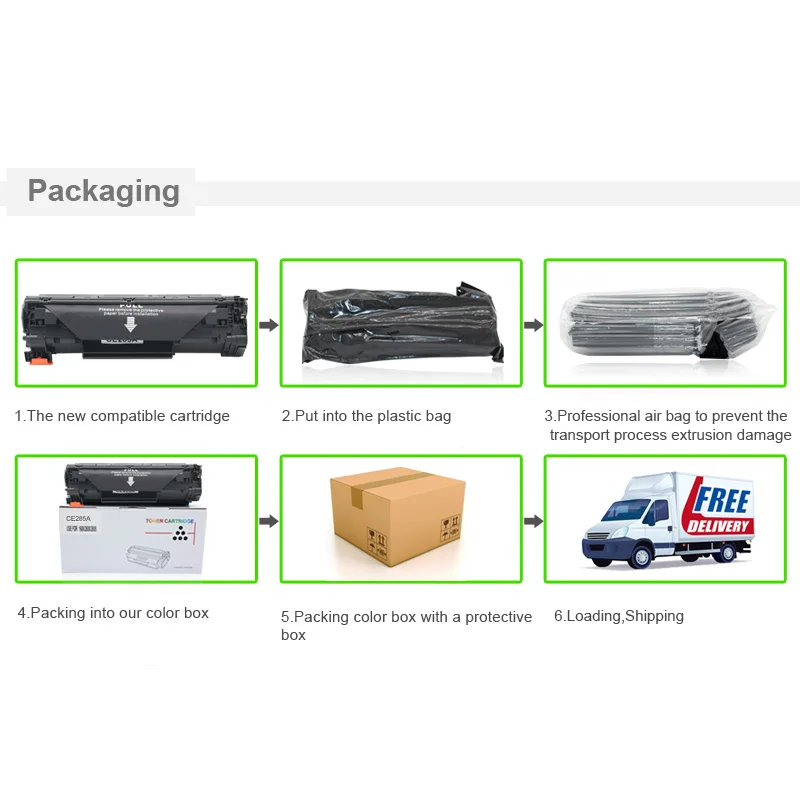CE285A 85a 285a 285 совместимый тонер картридж для HP LaserJet 1212nf 1214nfh 1217nfw Pro P1100 1102 Вт M1130 1132