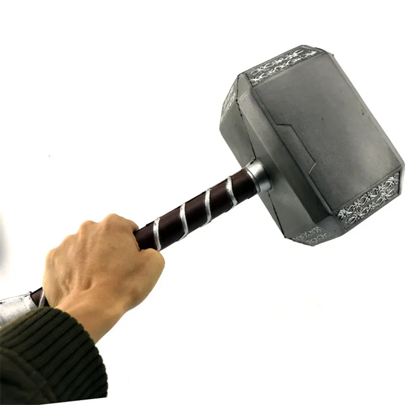1:1 Тип Мстители эндшпиль Тор молот Капитан Америка Косплей Mjolnir Marvel супергерой оружие PU материал реквизит 44 см