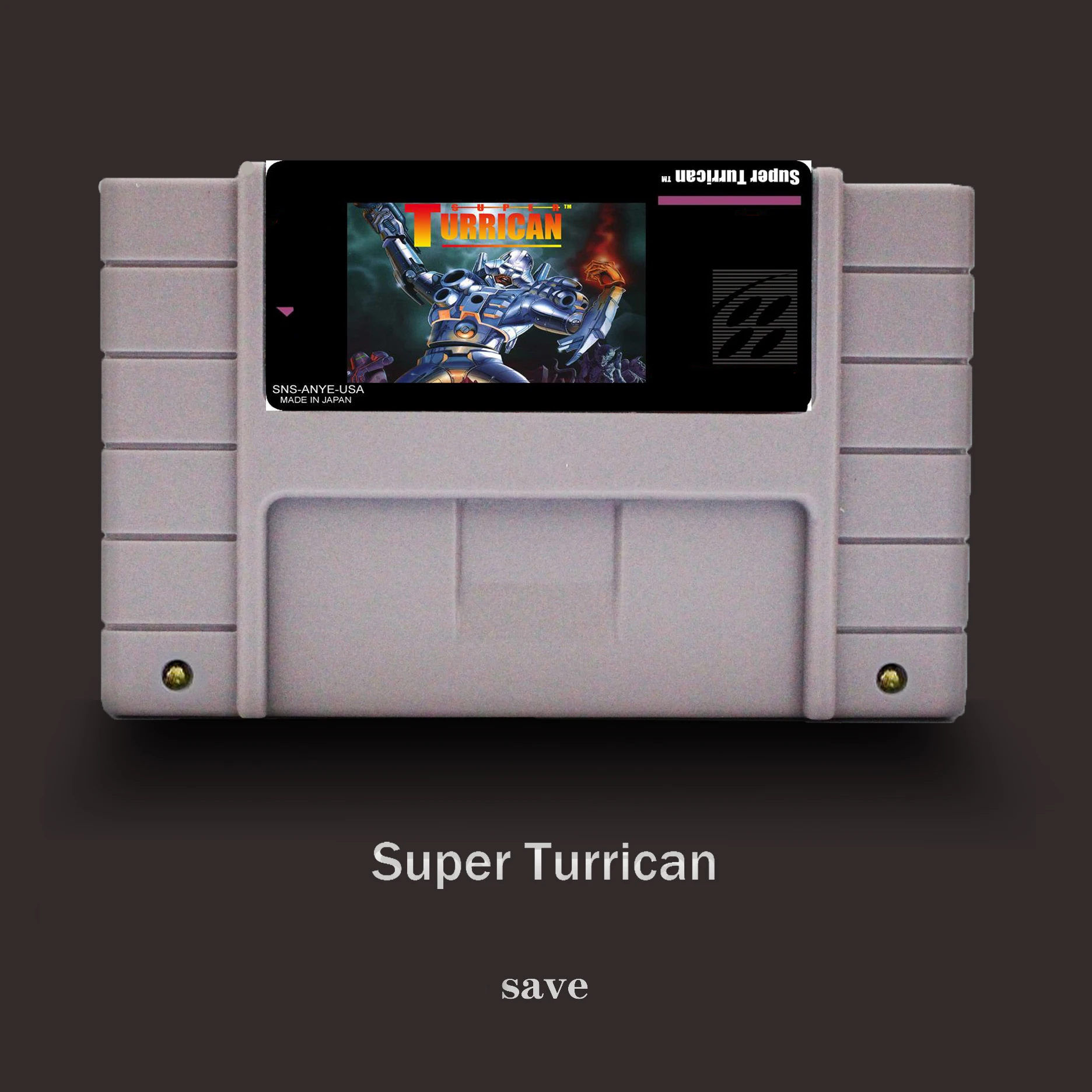 Super_Turrican 16 бит для NTSC игровой плеер большая серая игровая Карта|Картриджи| |