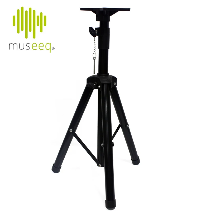 Museeq Heavy-Duty Tripod Speaker Stand - Adjustable Retractable with Bracket Mount for DJ/PA Speakers | Электроника