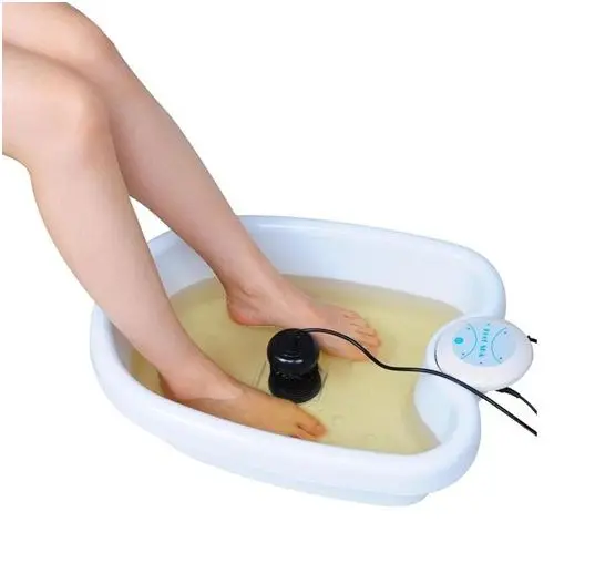 Ионная литий-ионный ноги Detox ванны сотовый SPA-очищение машина спа-ванна для ног 1 arroy здравоохранения набор с Пластик бассейна 110-240V EU/US/UK AU