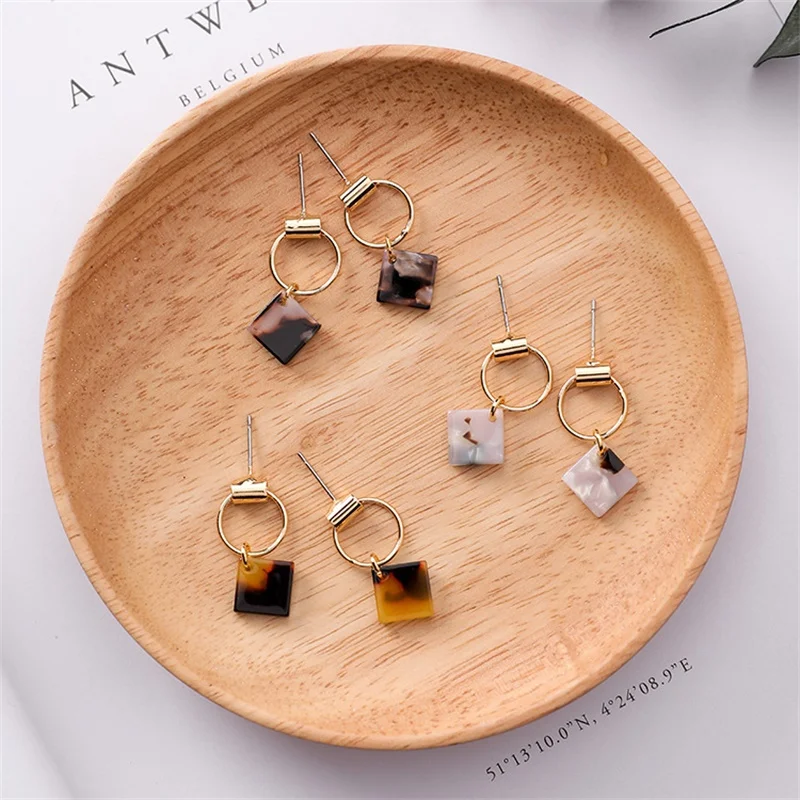 4 * новых малых уксусной кислоты в форме квадрата геометрической формы украшенные