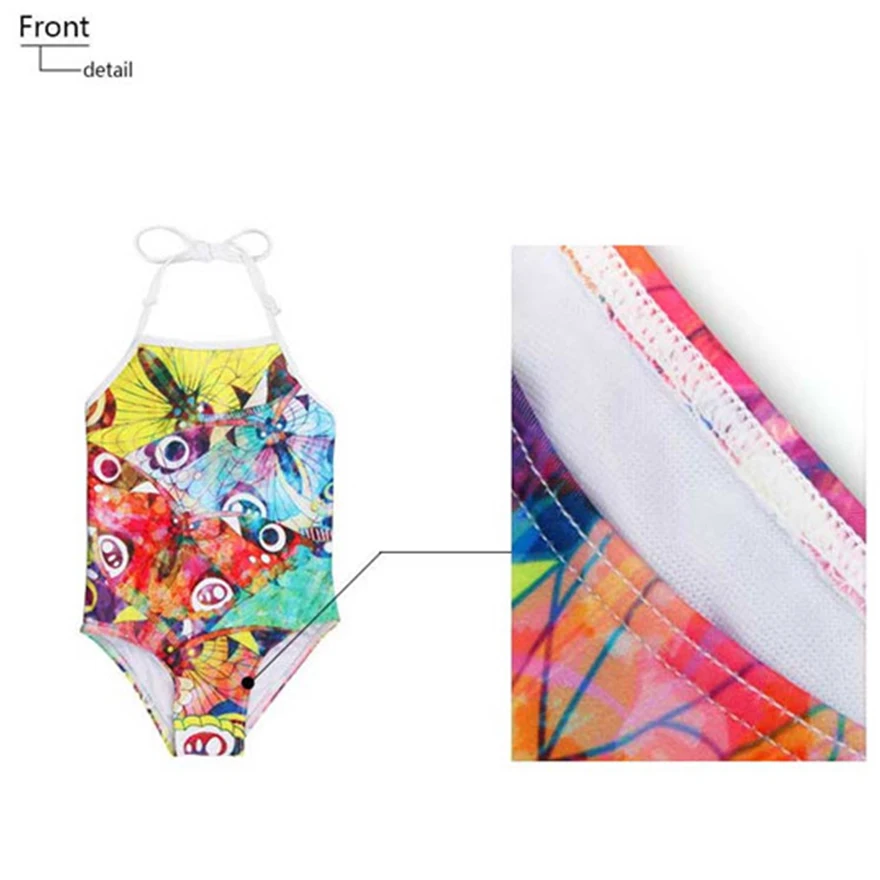 Детский купальник HYCOOL купальный костюм с принтом для информирования о раке груди