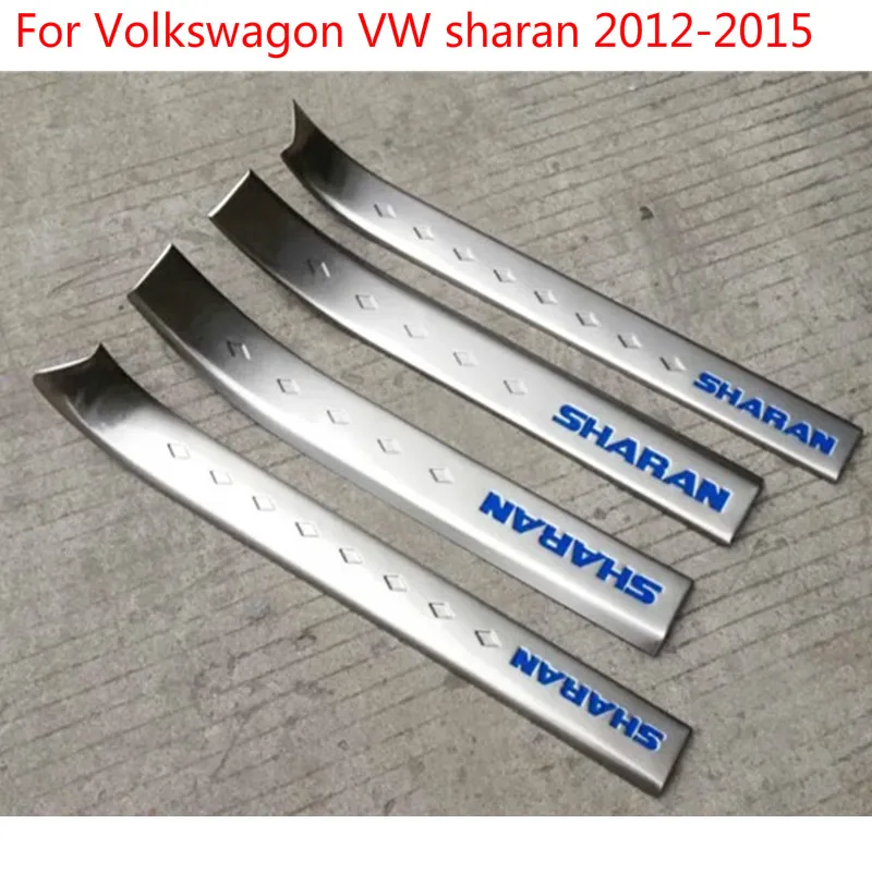 

4 шт., внутренние накладки из нержавеющей стали для Volkswagen sharan 2012 2013 2014 2015