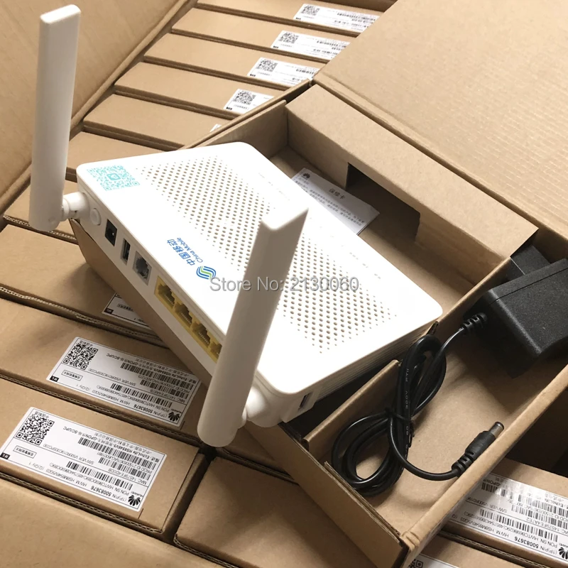 Hs8546v ont hs8546v hs 8546 В GPON маршрутизатор FTTH ОНУ 4ge 4 Порты и разъёмы + 1tel 2USB WiFi английский