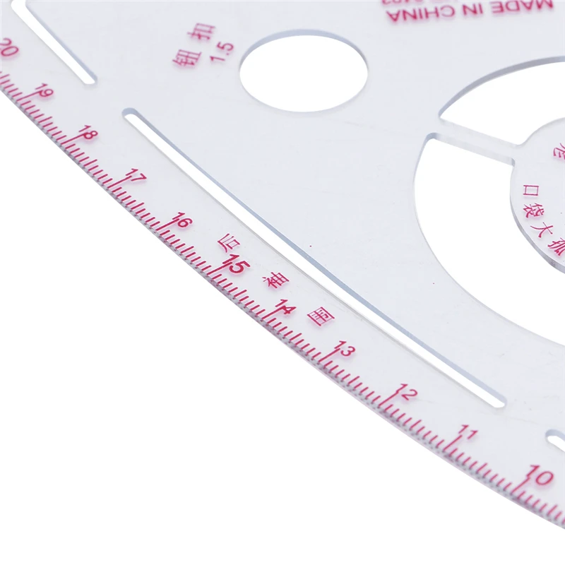 Пластиковая измерительная линейка для шитья одежды|ruler measurement|curve rulersleeve curve ruler |