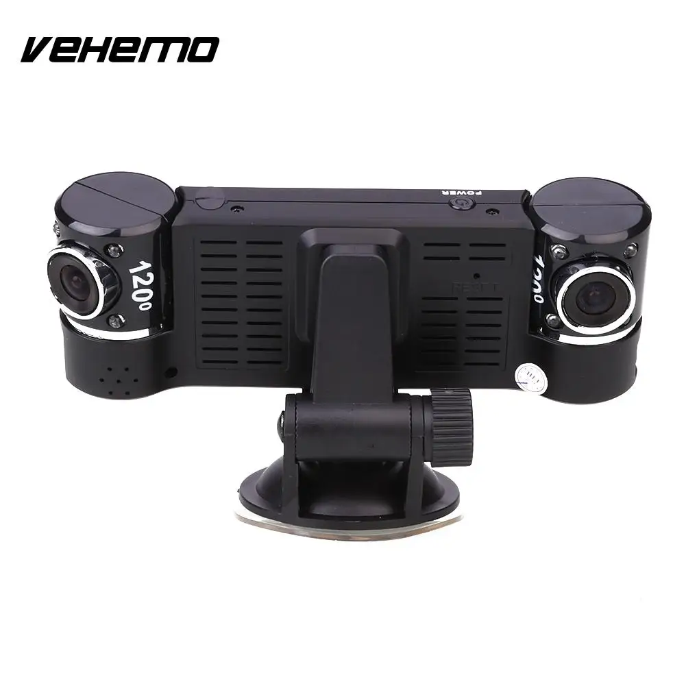 F600 2," HD 1080P двойной объектив Автомобильный видеорегистратор заднего вида автоматический Регистратор данных