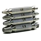 Двухсторонний экстрактор поврежденных винтов, 4 шт.компл., сверла, набор инструментов для удаления поврежденных винтов, болтов, шпилек