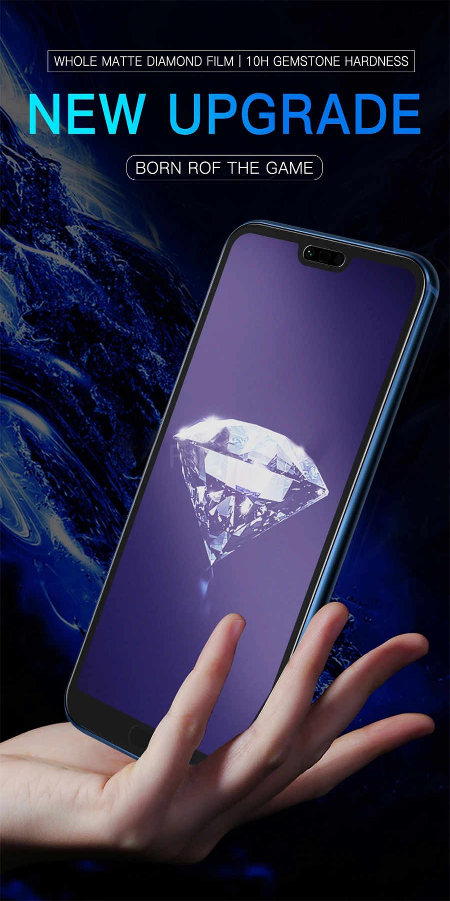 Полное покрытие матовое закаленное стекло для huawei P20 Pro P30 Lite mate 20 20X Nova 3 3i защита экрана от синего излучения светильник