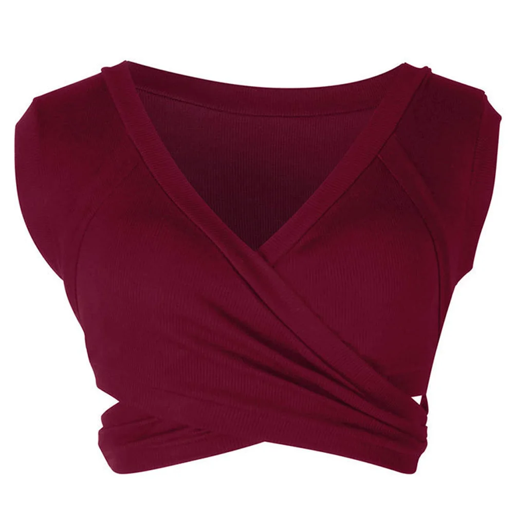 2019 летний женский сексуальный бюстье укороченный топ Холтер майка Харадзюку