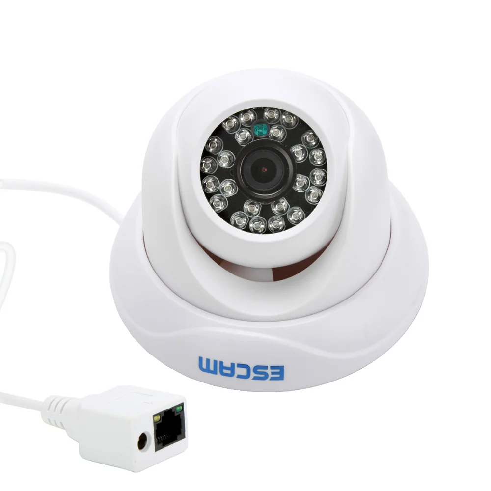 Escam Улитка QD500 onvif Крытый камеры p2p hd камера видеонаблюдения Маскировка конфиденциальности и ночного видения камера fuction